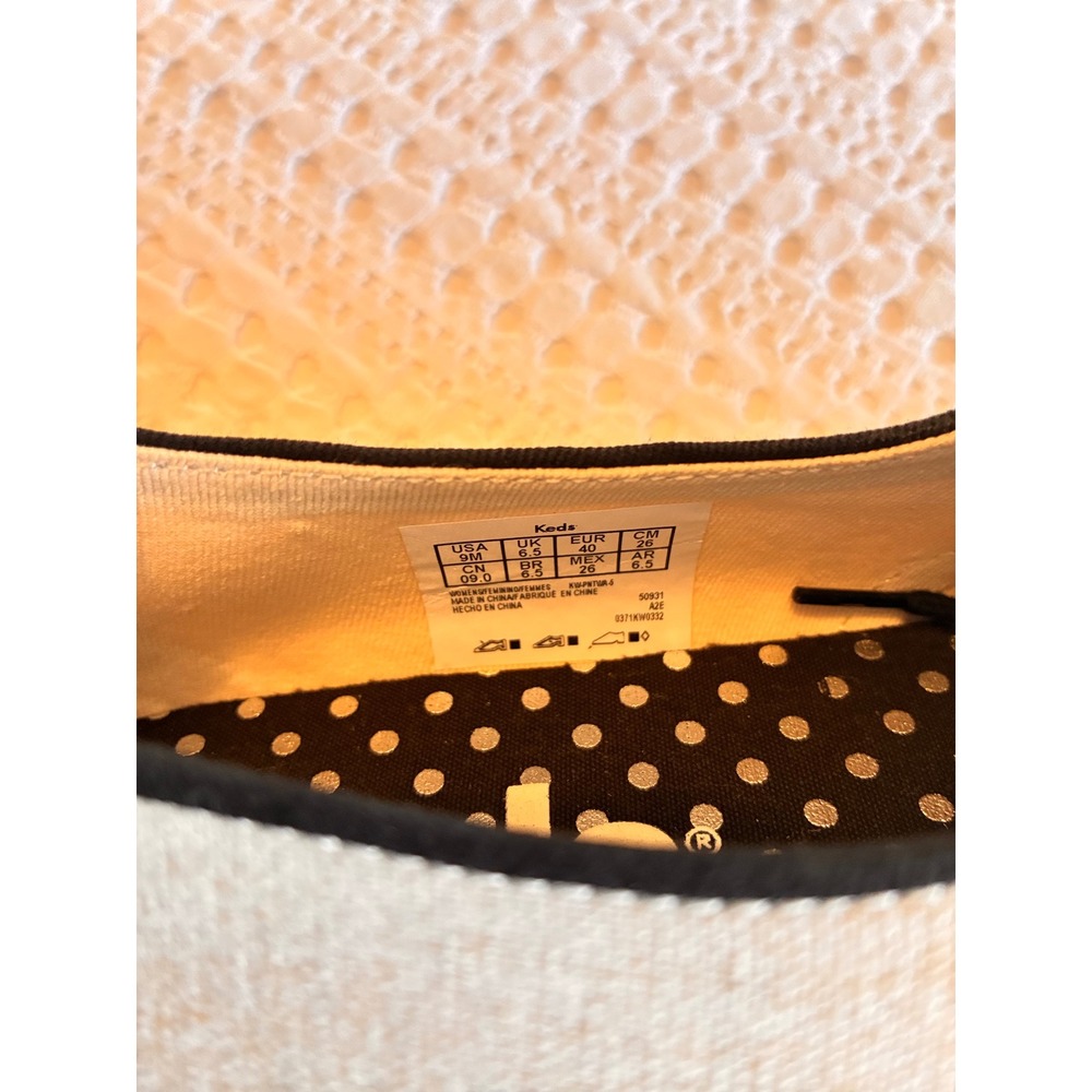 Keds Sneakers Champion Point Low Wave Canvas Lace-Up Tan  Pointed Casual Flat 9M - Picture 4 of 12